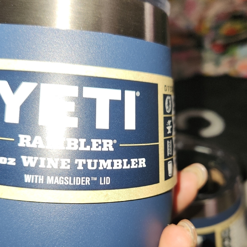 YETI Rambler Blue Wine Tumblers - Picture 9 of 9